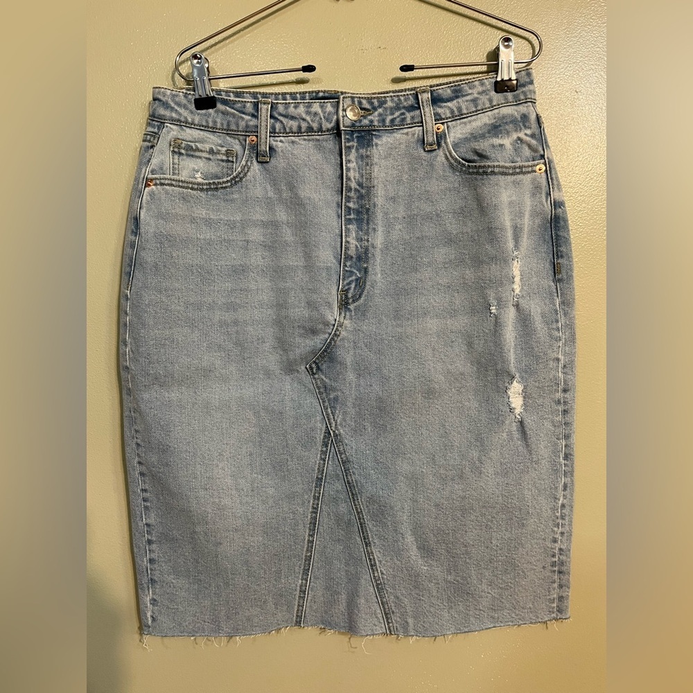 Juicy Couture Womens Classic Denim Skirt Size 32